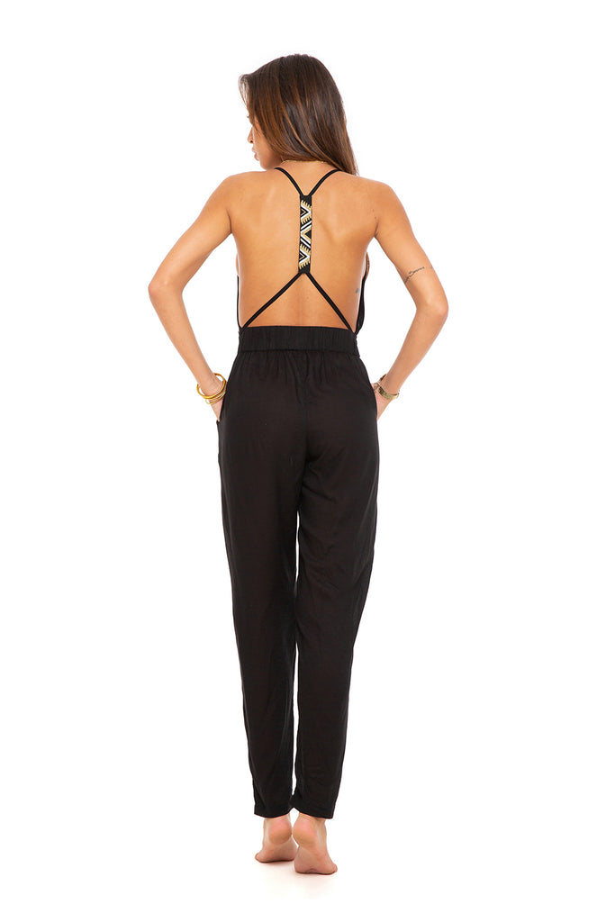 Retta Strappy Jumpsuit - The Revury