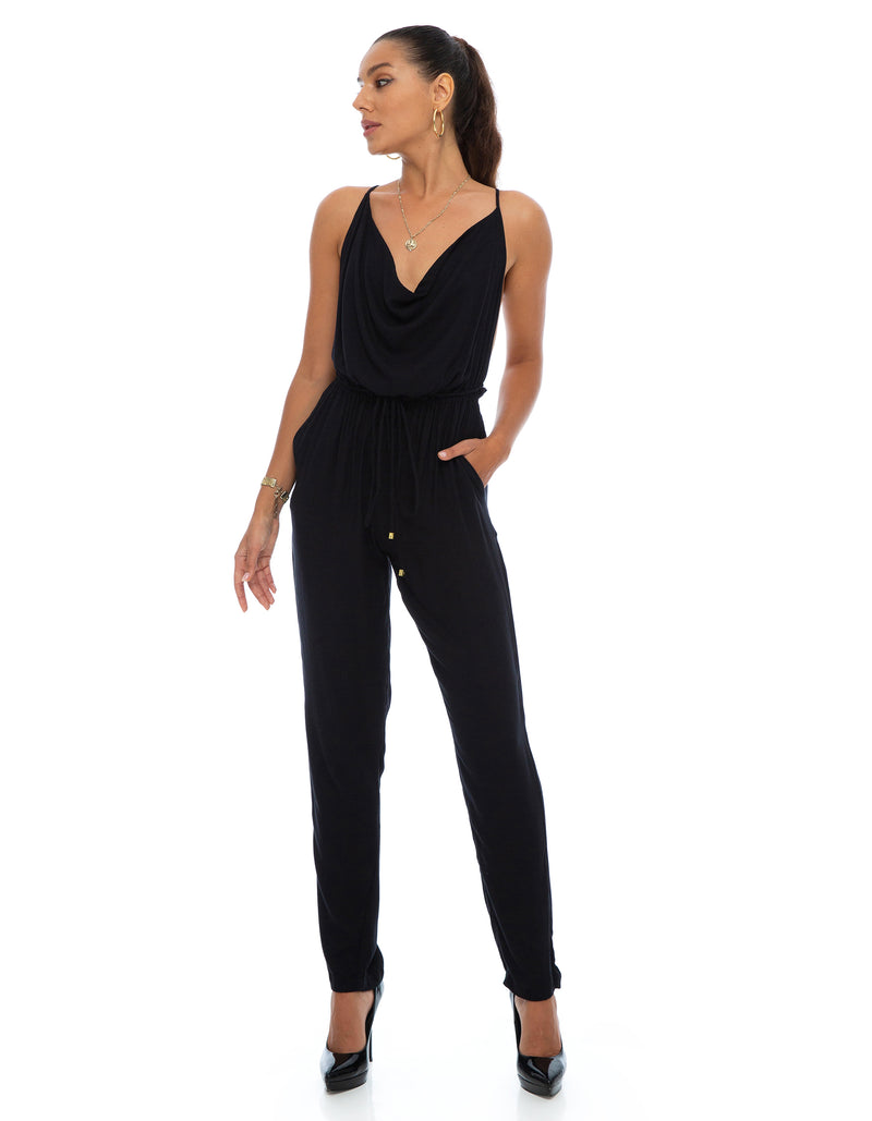 STARLA JUMPSUIT-BLACK