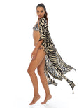 ATHENE KIMONO DRESS - ZEBRA